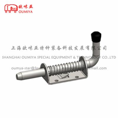 China Mild Steel Bolt Spring Latch / Bolt On Spring Latch / Spring Latch 141117AS for sale