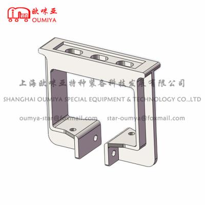 China Aluminum Body Parts Meat Truck Refrigerator Hook Hanging Rail 091167AM for sale