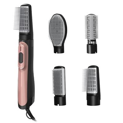 China Ionic Professional Hair Straightener Curler Hair Dryer Electric Salon Brush 4 in 1 Hair Airbrush Hot Set for sale