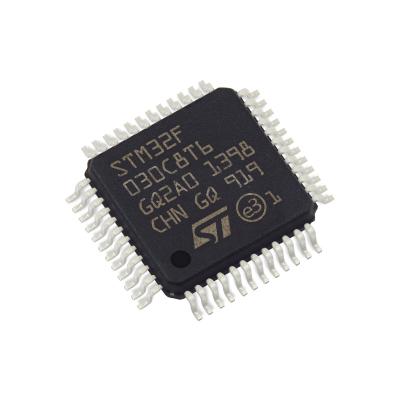 China Original ST IC chipis STM32F030C8T6 IC MCU 32BIT 64KB FLASH 48LQFP STM32F030C8T6 for sale