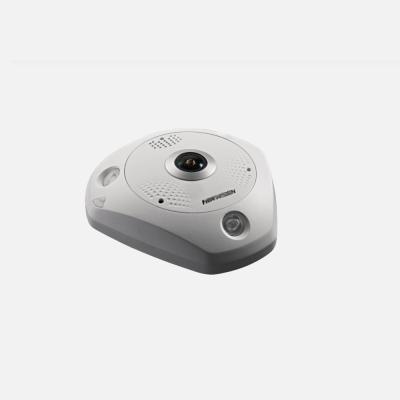 China Integrated HIK 6MP Outdoor Network Fisheye Siren Camera with Night Vision and Heater DS-2CD6365G0E-IVS for sale