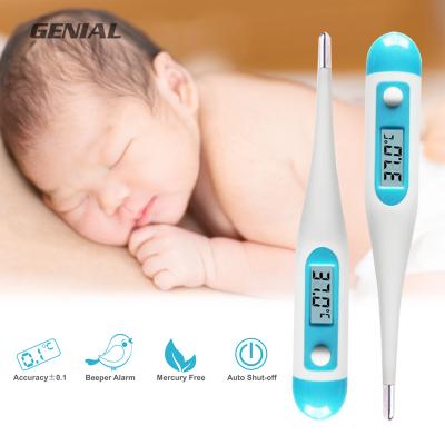 China High Accurate Flexible Oral LCD Digital Oral Underarm Thermometer for sale