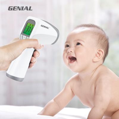 China Adult Ear IR Forehead Thermometer Children Digital Forehead Laser Baby Body Fever Infrared Non-contact Temperature Measurement for sale