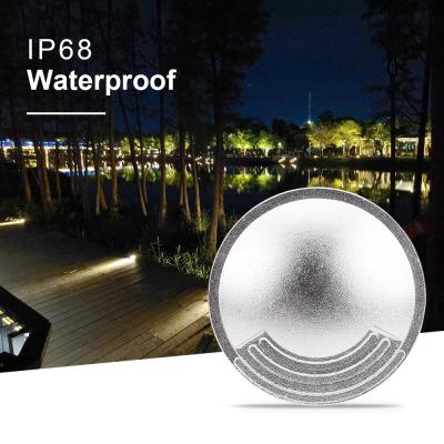 China 2W IP67 LED Inground Lights Outdoor Ultra Thin Diameter 55mm SMD LED Walkover Lights With Aluminum Housing for sale