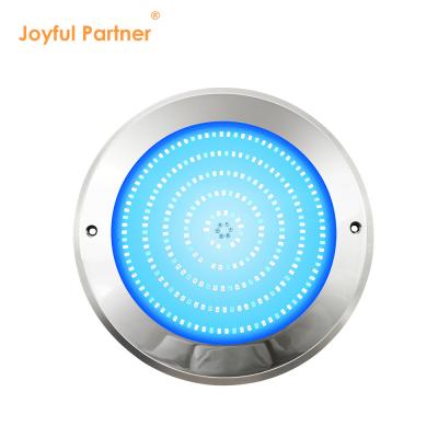 China LED Pool Light Ultra Slim Resin Filled DIA230mm AC/DC 12v PC Transparent Cover Suport Customization for sale