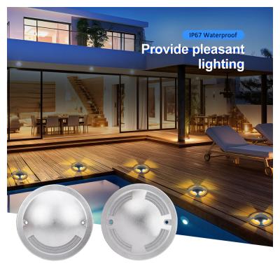 Cina Special Hot Selling IP67 impermeabile Ultra-sottile Mini Dimensione Recessed Lato Emettitore Pavimento Anti Glare Underground LED Light in vendita