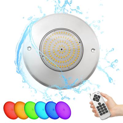 China DC12V Constant Voltage 10W Underwater Submersible LED Pool Lights 160*7.5mm With APP Remote Control for sale