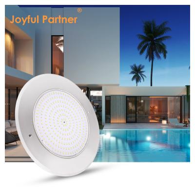 China 18W 316SS Underwater Wall Mounted LED Pool Light 230MM DC12V 252pcs SMD2835 Warm White Constant voltage for sale