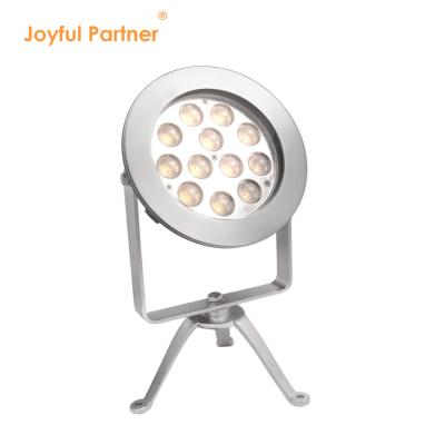 China IP68 Outdoor LED Spot Light Stainless Steel DMX512 RGBW 12w for Underwater Use Support DMX Controller for sale