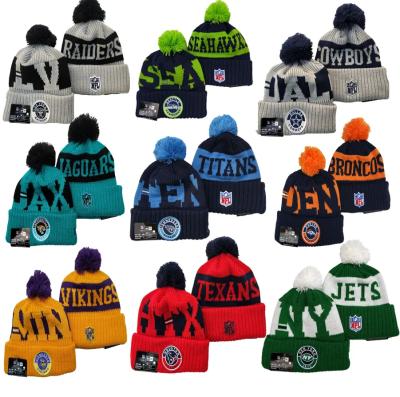 China Breathable & Waterproof Hot sales Winter Wearing Warm NFL NFC Beanies Club Team All Teams Football Sports Hat Beanies for sale