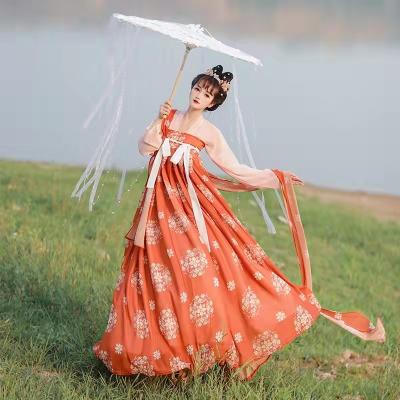 China Chinese traditional costume hanfu costume fairy clothing 12681 antique stage exhibition photography art TV series for sale