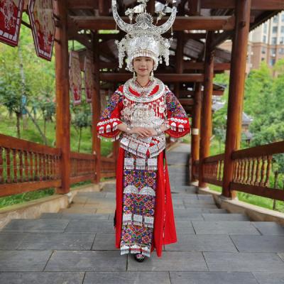 China WJ30161 Hmong Dresses Womens Clothing Thailand Clothing Thailand Miao Improved Womens Clothing for sale