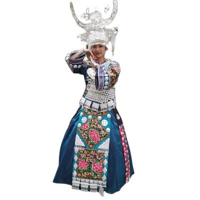 China WJ30160 Hmong Dresses Womens Clothing Thailand Clothing Thailand Miao Improved Womens Clothing for sale