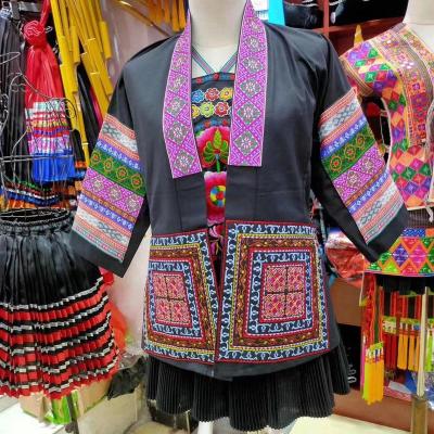 China WJ30120 Traditional Chinese Dresses Miao Clothing Made In China Hmong Costume Handmade Not Including Miao Jewelry for sale