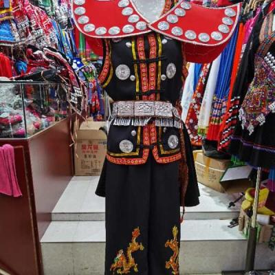 China WJ30059 Hmong Dresses Handmade Miao Men Costume Men's Clothing for sale