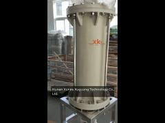highly durable plastic tubular heat exchanger vertical heat exchanger ce certified