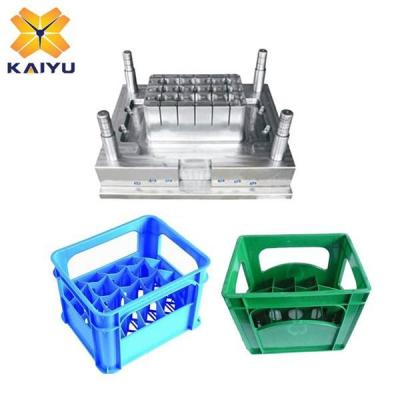 China Hot Selling Professional Plastic Injection Steel Beer Crate Molding for sale