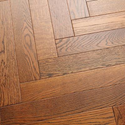 China Factory Supply Modern Parquet Engineered Oak Herringbone Flooring for sale