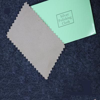 China Wholesale Custom Eco-friendly Microfiber Cleaning Polishing Cloth With Silver Jewelry Polish Cleaning Cloth for sale