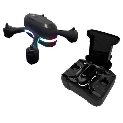 China Hot Selling H85 Headless Mode Drone With LED Lights Positioning 4K HD Dual Camera Flow Hovering Foldable Remote Control for sale