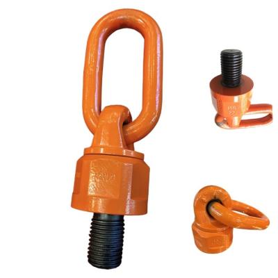 China Heavy Duty Lifting Fittings M12 Swivel Crane Ring 360 Rotation With 180 Degree Swivel for sale