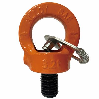 China Automotive Mold Making Equipment Swivel Rigging Eyes Threaded Eyes, 360 Degree Rotating Hoist Ring for sale