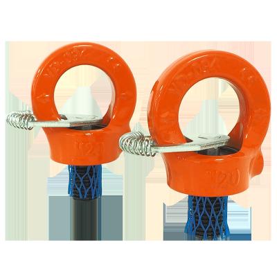 China Lifting Fittings Hardware Rigging Heavy Duty G80 Screw Swivel Hoist Ring for sale