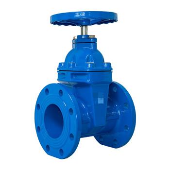 China F4 PN10/16 DN100 ductile iron soft seal gate valve good price for sale