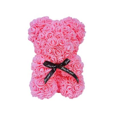 China Good Quality 2021 Ammy Gift Idea The New Handcrafted 40cm Pe Foam Teddy Bear Rose Bear for sale