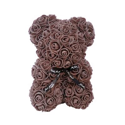 China Wholesale Good Quality Ammy Foam Rose Bear Gifts Foam Rose Bear For Valentines Day for sale