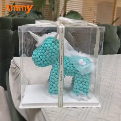 China 2021 New Rose Unicorn Rose Bear With Ammy's Mother's Day Gift Box Good Quality for sale