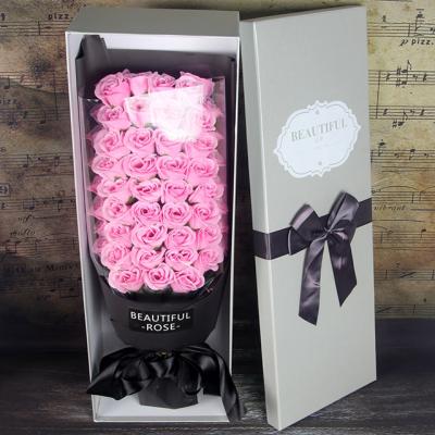 China Weddings Decoration Ammy Gift 51pcs Best Soap Rose Flower Bouquet Flower Soap Roses For Valentine for sale