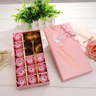 China Good Quality 2021 Ammy Festival Gift Soap Decorative Flowers With Gift Box For Wedding Graduation Lover for sale