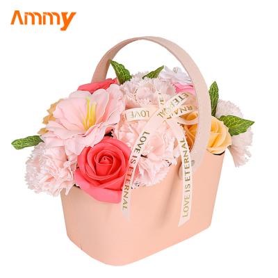 China Wholesale Long Stem Flower Wedding Decoration Weddings Mothers Day Gift Artificial Flower Wall Hanging Potted Artificial Flowers For Home Decor for sale