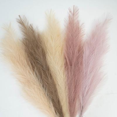 China Multi Colored Pampas Artificial Reed Grass For Decoration Artificial Natural Touch Ammy Faux Reed for sale