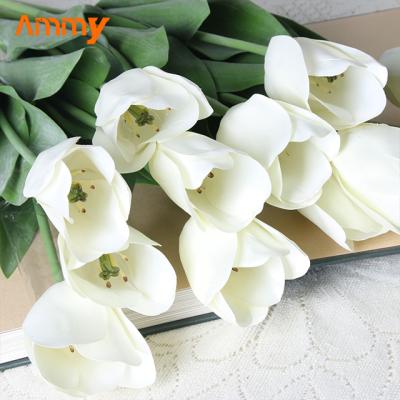 China Ammy's Wholesale High Quality Tulip On Home And Wedding Decoration PU Made in China for sale