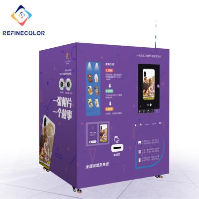 China Hotels UV Phone Case Printer CMYK Full Inks Selfie Automatically Customized Machine In Shopping Mall for sale