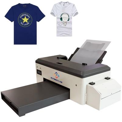 China Hotels A3 Direct To Garment DTF Shaking Powder Roll Printer R1390 Inkjet Printer To Roll PET Heat Transfer Film 300mm For All Fabrics for sale