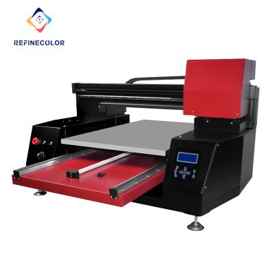 China DDP Refinecolor 3PCS DX9 Head 6090 DTF Irregular UV White Varnish Printer Vacuum Table With CMYK Inks System UV Transfer Printing Directly for sale