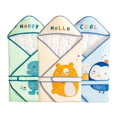 China 2022 New Design Anti-Static Temperature Control Cotton Spring Autumn Winter New Born Baby Organic Sleeping Bag Wrap Covering for sale