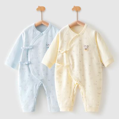 China Breathable Trending Products 2022 New Arrivals Custom Made Toddlers Infants 100% Cotton OEM Pattern Newborn Baby Clothes Set Rompers for sale