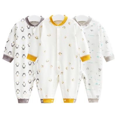 China 2022 New Arrival Amazon Summer ODM Cotton Breathable Comfortable Breathable OEM 100% Organic Cotton Newborn Baby Romper for sale