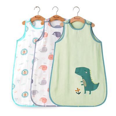 China 2022 Sellers Breathable Warm Summer Factory OEM ODM Comfortable Newborn Organic Baby Sleeping Bag for sale