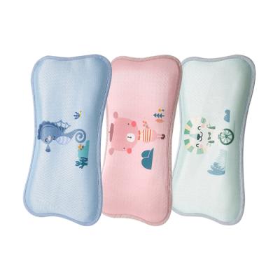 China Anti Dust Mite OEM ODM Factory Price Summer Silk Cotton Fabric Absorb Neck Breathable Sleep Infant Sweat Baby Pillow for sale