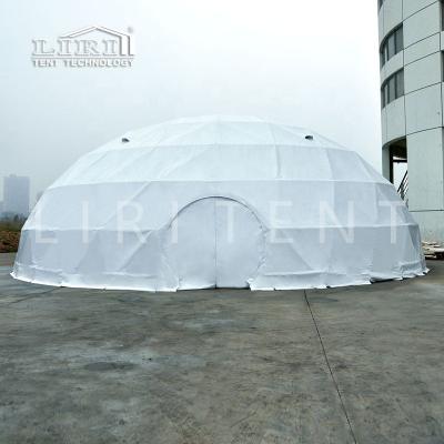 China 30m Diameter Big Oval Geodesic Dome Tents Half Used For Outdoor Event HST30 for sale