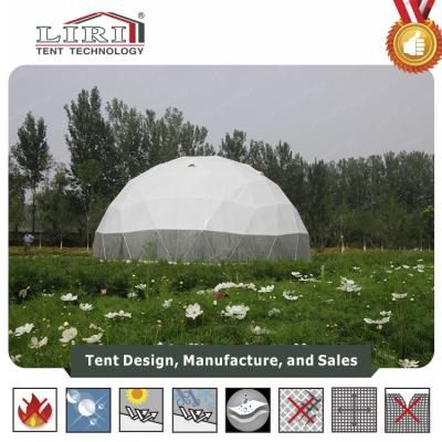 China 3M-60m different size geodesic dome tents for outdoor events high speed train for sale