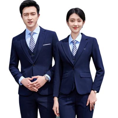 China Anti-wrinkle autumn and winter two-piece Korean style suit slim dress suit for sale