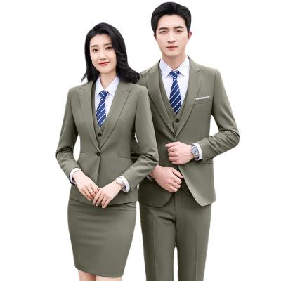 China Custom Made Two Piece Formal Business Suit Anti-Wrinkle Groomsmen Prom Groomsmen Prom Wedding Garment Custom Made for sale