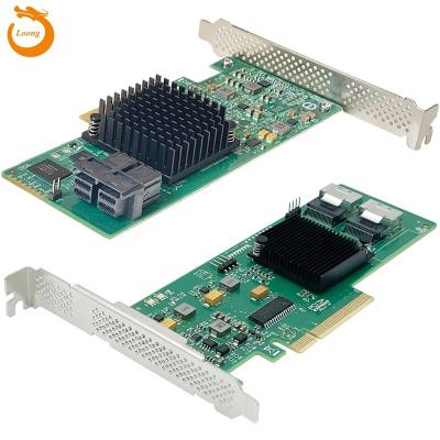 China Brand new and original LSI 2008 3008 SAS card 6G/12G SAS/SATA controller SFF 8087 SFF 8643 SAS to sata converter 9260-8I 9361-8I LSI 2008-6Gb for sale