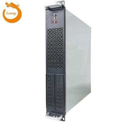 China With ZhenLoong 2u Mini Itx 2U Network Fan Server Rack Mount Chassis Firewall Industrial PC Case 2U MATX Case Depth Control Case for sale